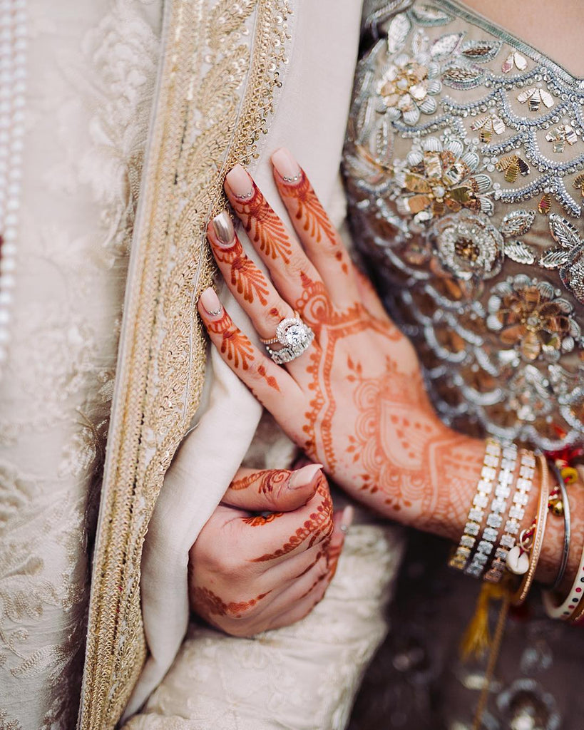 Indian Saree Inspired Nails